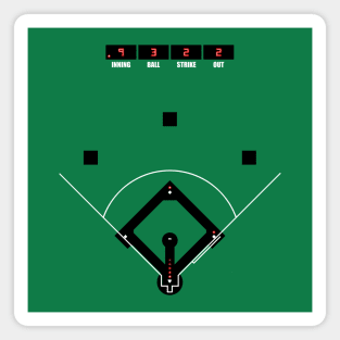 Electronic Baseball Game Magnet